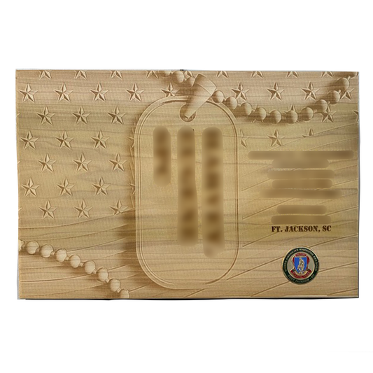 Flag & Tags Soldier Graduation Gift